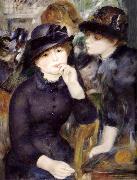 Pierre-Auguste Renoir Gril in the black oil painting on canvas